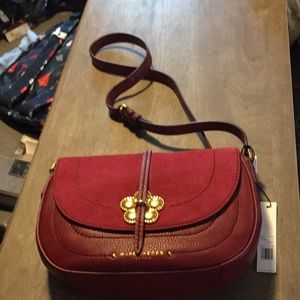Marc Jacobs Red Crossbody with Flower Detail